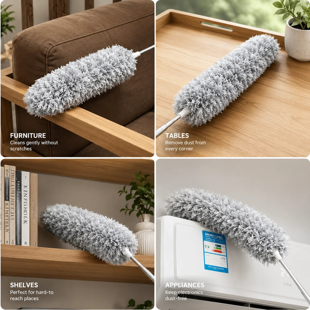 Extendable Flexible Microfiber Duster