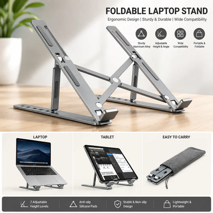 Adjustable Aluminum Laptop Stand