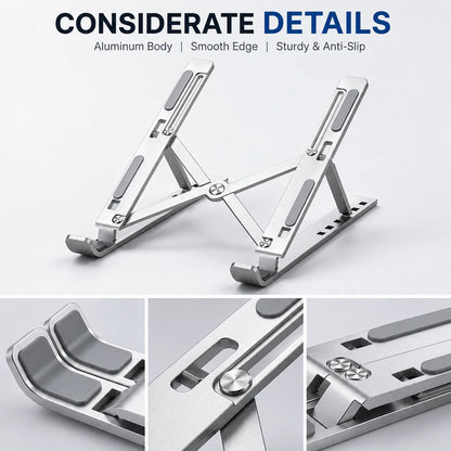 Adjustable Aluminum Laptop Stand