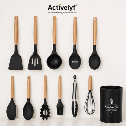 12-Piece Silicone Kitchen Utensil Set