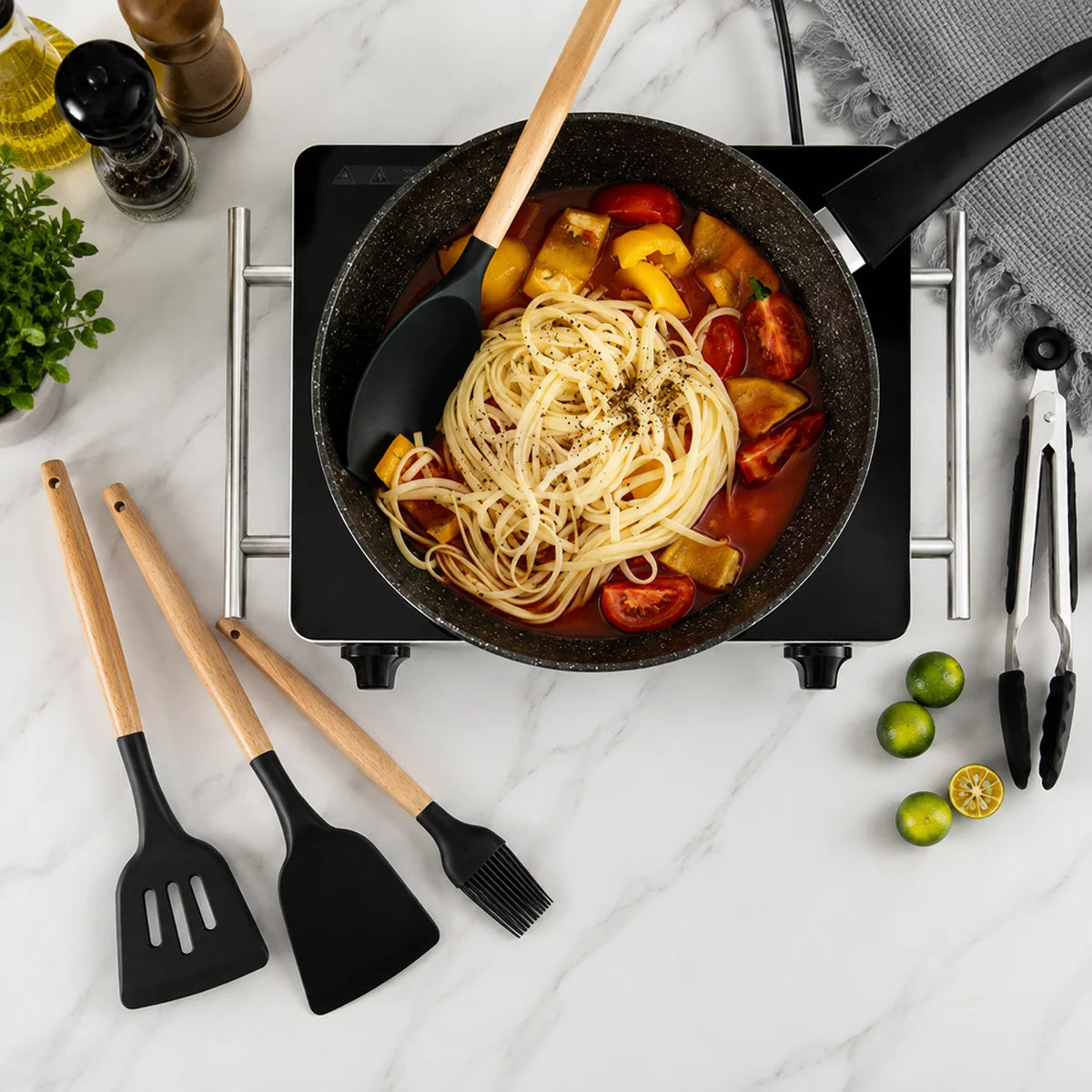 12-Piece Silicone Kitchen Utensil Set