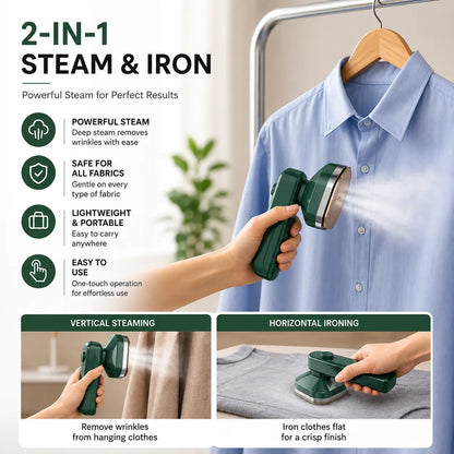 Portable Mini Electric Steam & Spray Iron