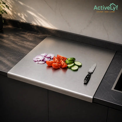 Stainless Steel Non-Magnetic Cutting Board (High Grade Stainless-Steel)