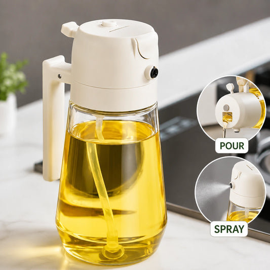 2-in-1 Kitchen Oil Spray & Dispenser