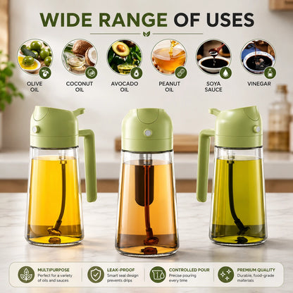 2-in-1 Kitchen Oil Spray & Dispenser