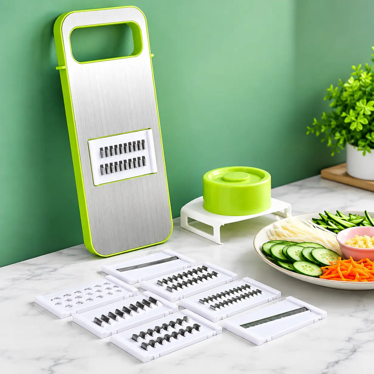 5 in 1 Vegetable Cutter Multifunctional Grater and Cutter