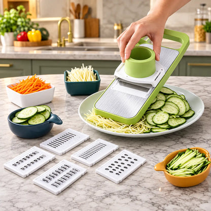 5 in 1 Vegetable Cutter Multifunctional Grater and Cutter