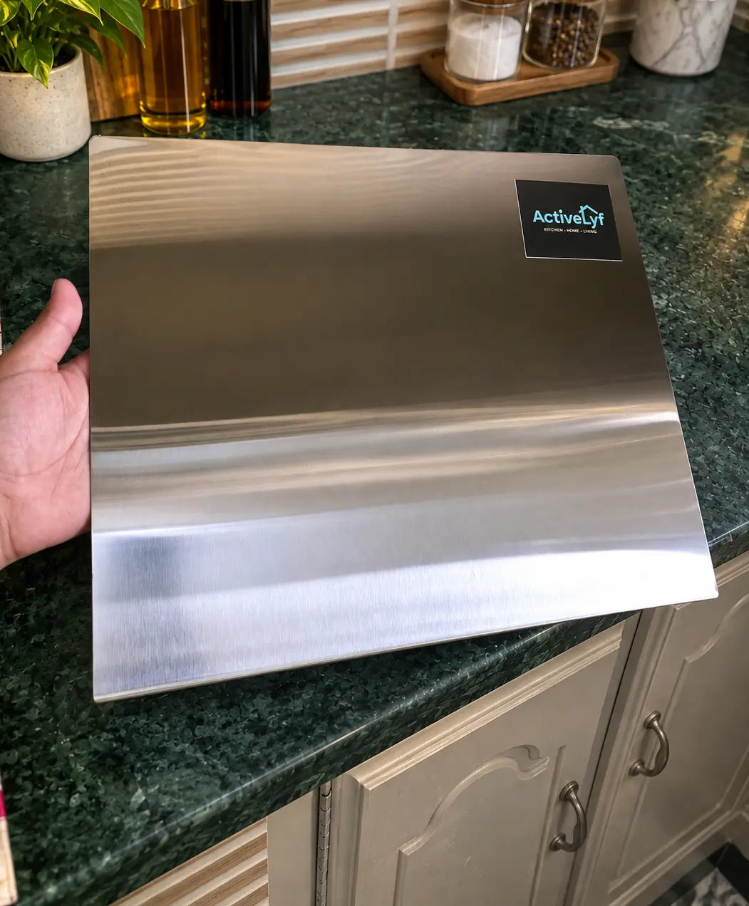 Stainless Steel Non-Magnetic Cutting Board (High Grade Stainless-Steel)