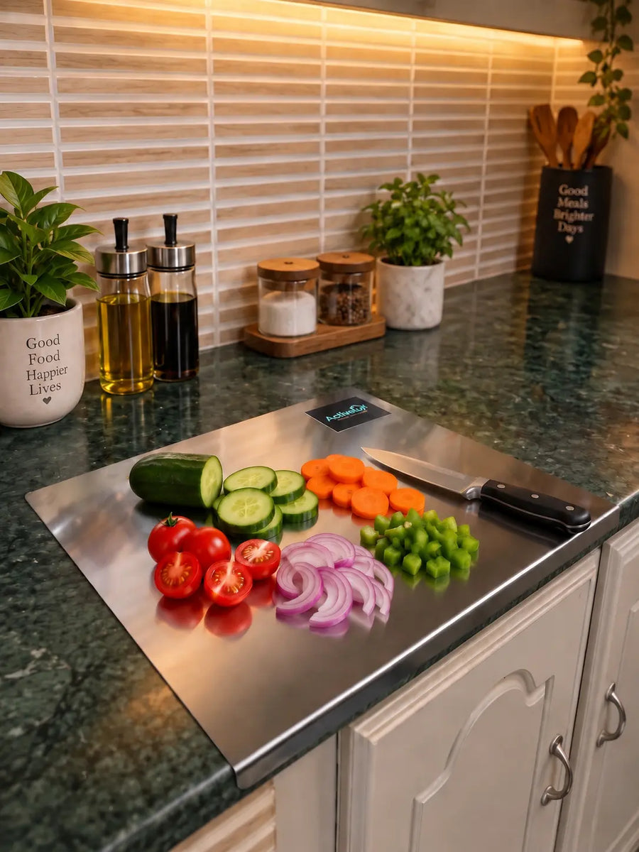 Stainless Steel Non-Magnetic Cutting Board (High Grade Stainless-Steel)
