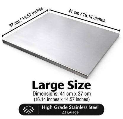 Stainless Steel Non-Magnetic Cutting Board (High Grade Stainless-Steel)