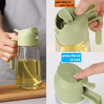 2-in-1 Kitchen Oil Spray & Dispenser