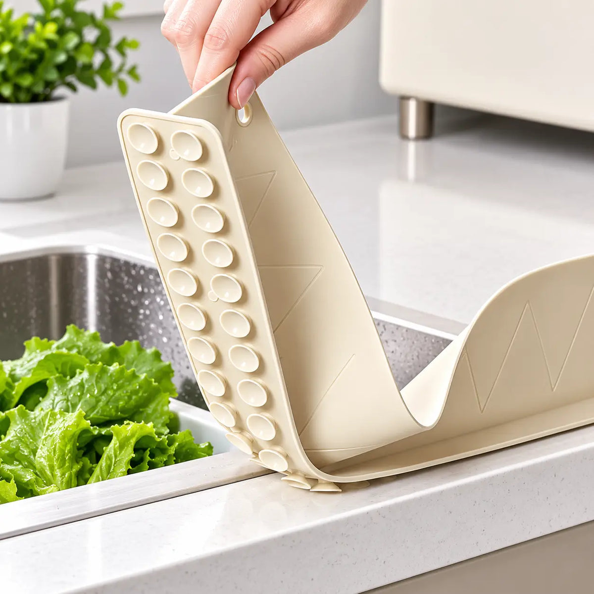 Silicone Sink Splash Guard & Water Stopper for Kitchen