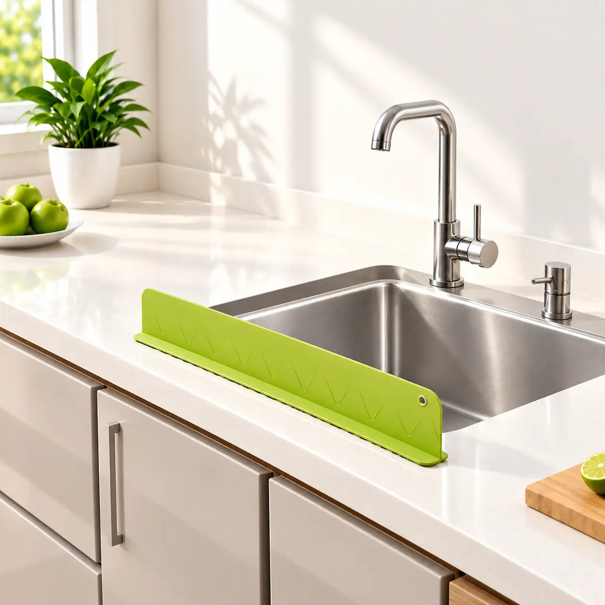 Silicone Sink Splash Guard & Water Stopper for Kitchen